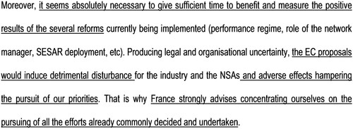 Extract 7. Functionality of measures and agreement appeal.