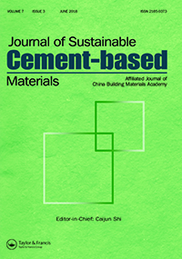 Cover image for Journal of Sustainable Cement-Based Materials, Volume 7, Issue 3, 2018