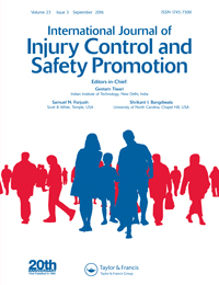 Cover image for International Journal of Injury Control and Safety Promotion, Volume 23, Issue 3, 2016