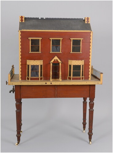 Figure 5. The Powell family doll house, Sydney, New South Wales, 1905. Powerhouse collection. Gift of Leanne Robson, 2015. Photograph by Michael Myers.