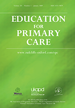 Cover image for Education for Primary Care, Volume 20, Issue 1, 2009
