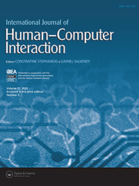 Cover image for International Journal of Human–Computer Interaction, Volume 37, Issue 3, 2021