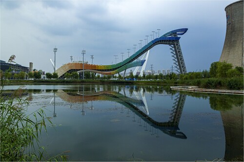 Figure 7. Beijing 2022 Winter Olympics Site in the Legacy Precinct of the Capital Steel Group. Source: The author.