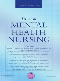 Cover image for Issues in Mental Health Nursing, Volume 43, Issue 6, 2022