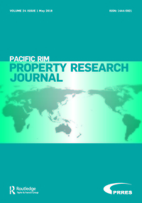 Cover image for Pacific Rim Property Research Journal, Volume 24, Issue 1, 2018