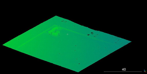 Figure 18. Example of ground model as a result of removal of all vegetation during post-processing.