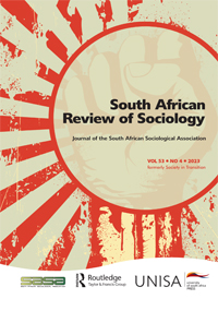 Cover image for South African Review of Sociology, Volume 20, Issue 1, 1989