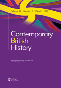 Cover image for Contemporary British History, Volume 32, Issue 1, 2018