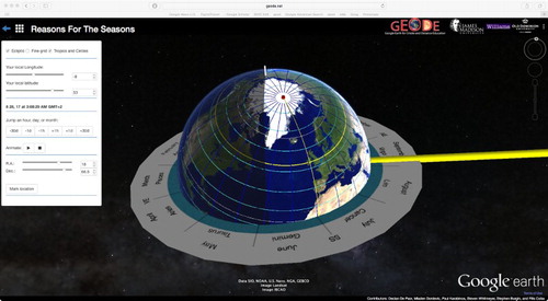 Figure 5. The API version interface. Image source: NASA.