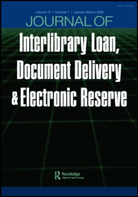 Cover image for Journal of Interlibrary Loan, Document Delivery & Electronic Reserve, Volume 25, Issue 3-5, 2015