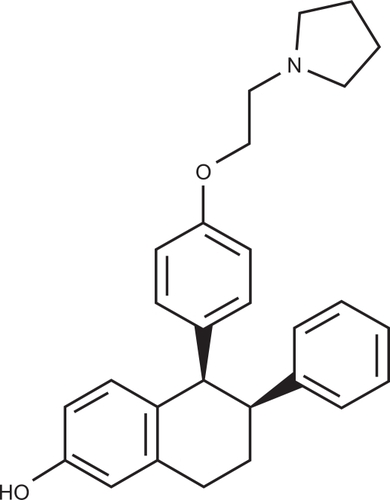 Figure 1 Lasofoxifene.