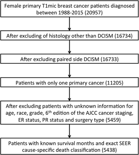 Figure 1 Flowchart of the case selection process in the study.