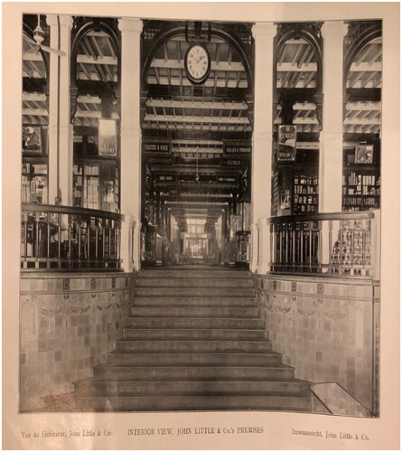 Figure 9. Interior View, John Little & Co.’s premises, 1910s. Views of Singapore, National Library Board Singapore.