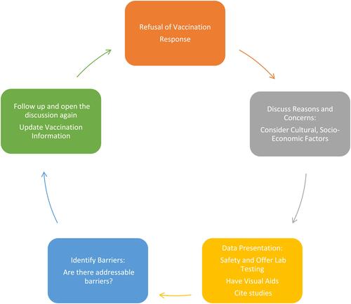 Figure 1 A proposed workflow for the management of pediatric vaccine hesitancy.