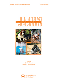 Cover image for Journal of Applied Animal Welfare Science, Volume 27, Issue 1, 2024