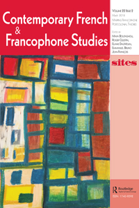 Cover image for Contemporary French and Francophone Studies, Volume 22, Issue 2, 2018
