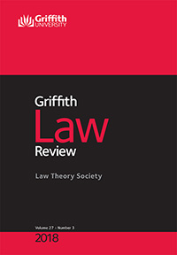 Cover image for Griffith Law Review, Volume 27, Issue 3, 2018