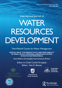 Cover image for International Journal of Water Resources Development, Volume 33, Issue 5, 2017