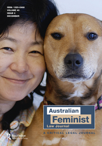 Cover image for Australian Feminist Law Journal, Volume 40, Issue 2, 2014