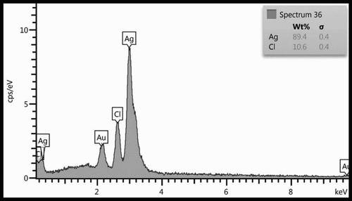 Figure 5. EDS of synthesized AgNPs.