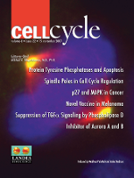 Cover image for Cell Cycle, Volume 6, Issue 22, 2007