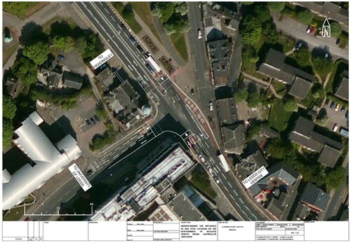 Figure 4. Clarendon Road junction.