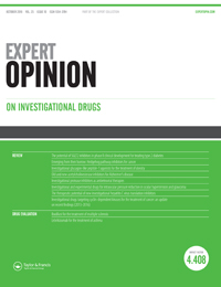 Cover image for Expert Opinion on Investigational Drugs, Volume 25, Issue 10, 2016
