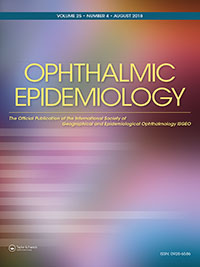 Cover image for Ophthalmic Epidemiology, Volume 25, Issue 4, 2018