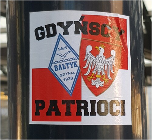Figure 13. Polish football sticker on HVL parking lot.