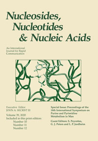 Cover image for Nucleosides, Nucleotides & Nucleic Acids, Volume 39, Issue 10-12, 2020