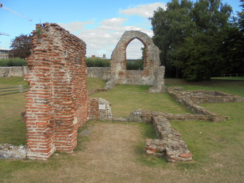 Fig. 1. A general view of the chapel of St Pancras at St Augustine’s Abbey, Canterbury© The author