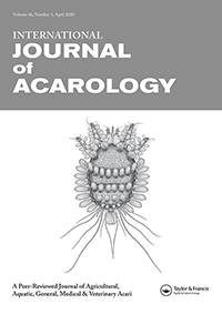 Cover image for International Journal of Acarology, Volume 46, Issue 3, 2020