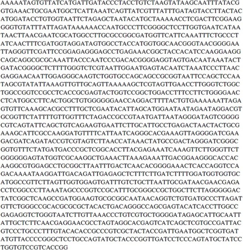 Figure 1 The Basic Local Alignment Search Tool analysis of the above sequence shows maximum similarity with Aspergillus terreus.