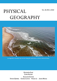 Cover image for Physical Geography, Volume 43, Issue 2, 2022