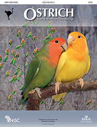 Cover image for Ostrich, Volume 90, Issue 1, 2019