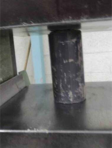 Figure 4. uPVC tube confined columns with 5 mm thickness before the test
