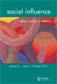 Cover image for Social Influence, Volume 8, Issue 4, 2013