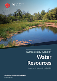 Cover image for Australasian Journal of Water Resources, Volume 25, Issue 2, 2021