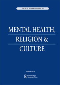 Cover image for Mental Health, Religion & Culture, Volume 24, Issue 9, 2021