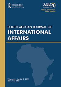 Cover image for South African Journal of International Affairs, Volume 26, Issue 2, 2019