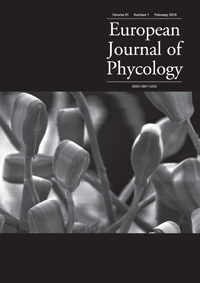 Cover image for European Journal of Phycology, Volume 51, Issue 1, 2016