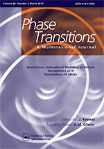 Cover image for Phase Transitions, Volume 88, Issue 3, 2015