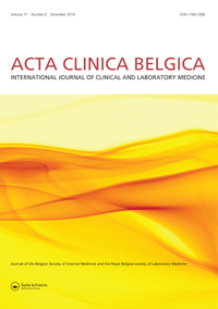 Cover image for Acta Clinica Belgica, Volume 71, Issue 6, 2016