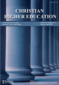 Cover image for Christian Higher Education, Volume 20, Issue 1-2, 2021