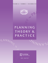 Cover image for Planning Theory & Practice, Volume 16, Issue 4, 2015