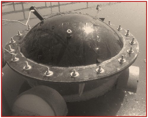 Figure 3. A view of the static chamber used in this study (five similar units).