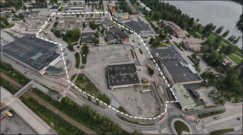 Figure 4. Downtown plan area in July 2020 (Photo: Jari Kotilainen)