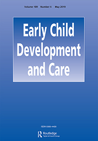 Cover image for Early Child Development and Care, Volume 189, Issue 5, 2019