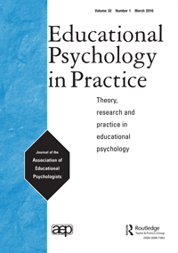 Cover image for Educational Psychology in Practice, Volume 32, Issue 1, 2016