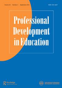 Cover image for Professional Development in Education, Volume 42, Issue 4, 2016